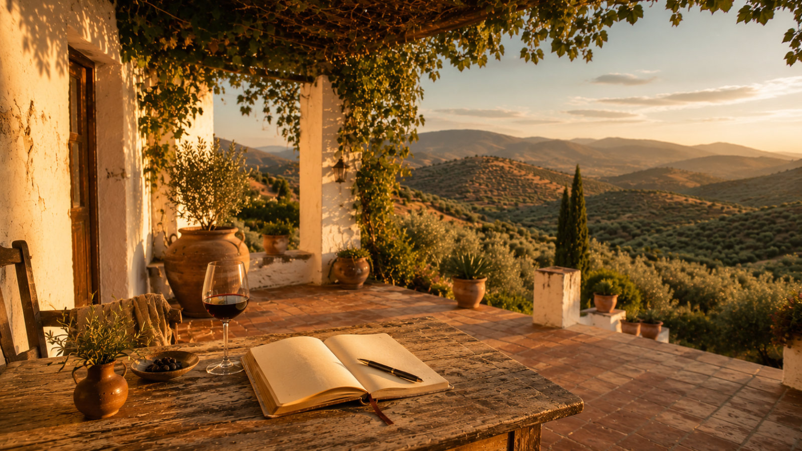 Schreib-Retreat in Spanien
